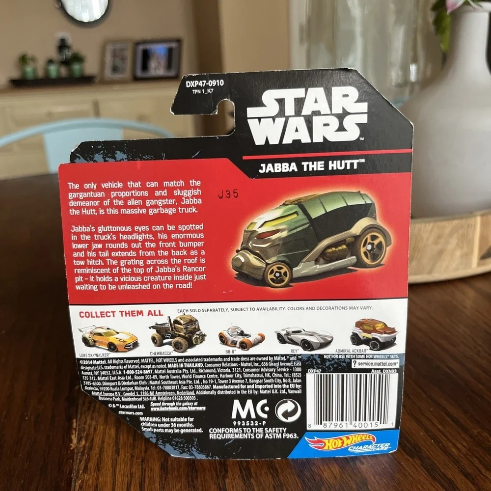 Hot Wheels JABBA THE HUTT  2014 STAR WARS Character Cars  1:64  NEW